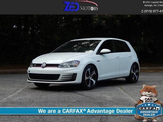 VOLKSWAGEN GOLF GTI 2017 3VW5T7AUXHM027400 image